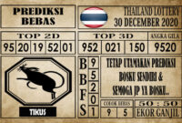 Prediksi Thailand Lottery Hari Ini 30 Desember 2020