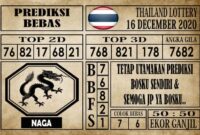 Prediksi Thailand Lottery Hari Ini 16 Desember 2020