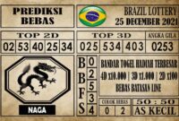 Prediksi Brazil Lottery Hari Ini 25 Desember 2021