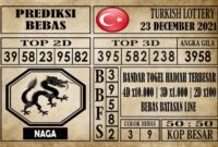 Prediksi Turkish Lottery Hari Ini 23 Desember 2021